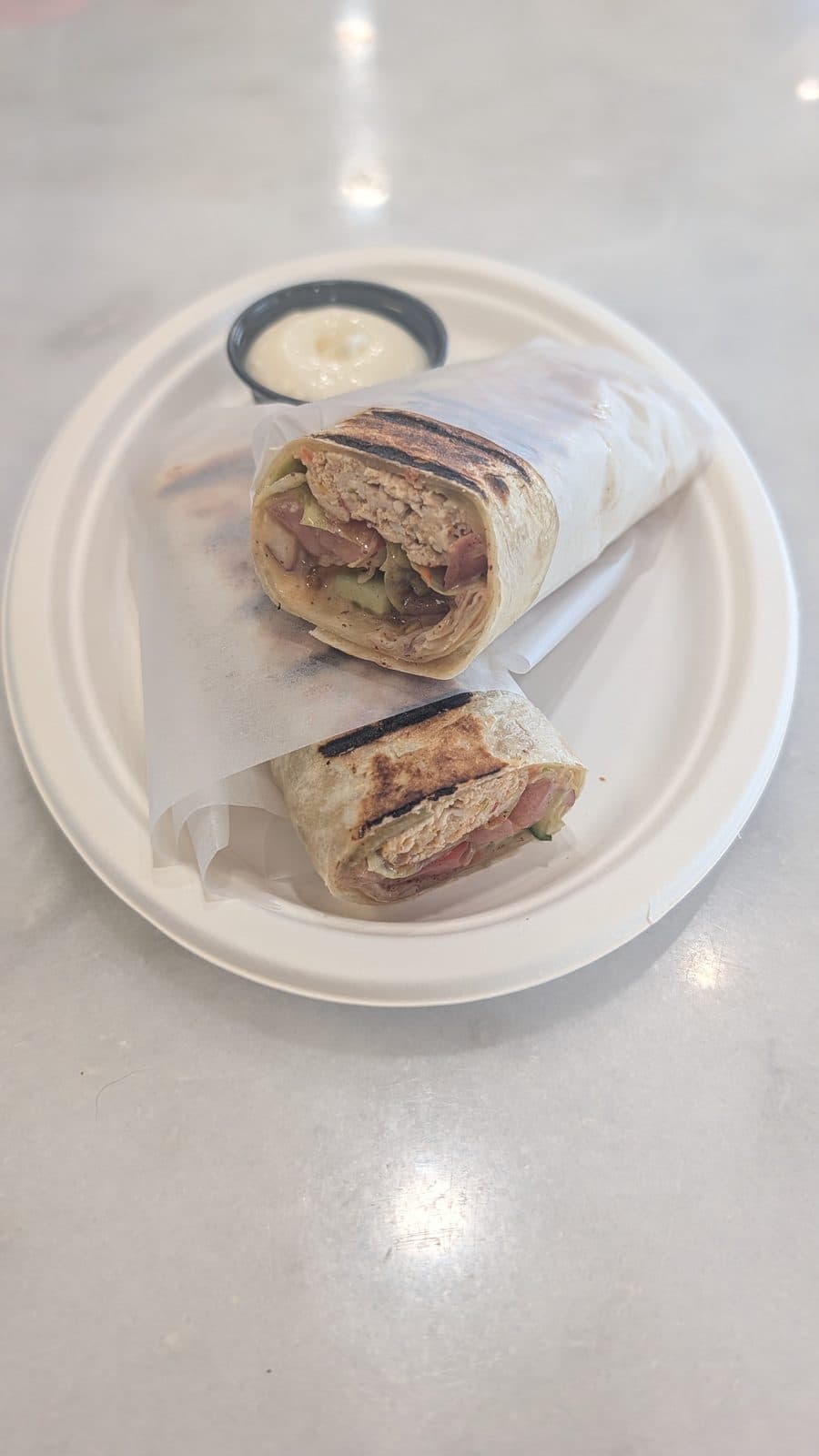 Chicken Shish Kebab Wrap (Wraps) — Maza Mediterranean Cuisine, Chandler AZ