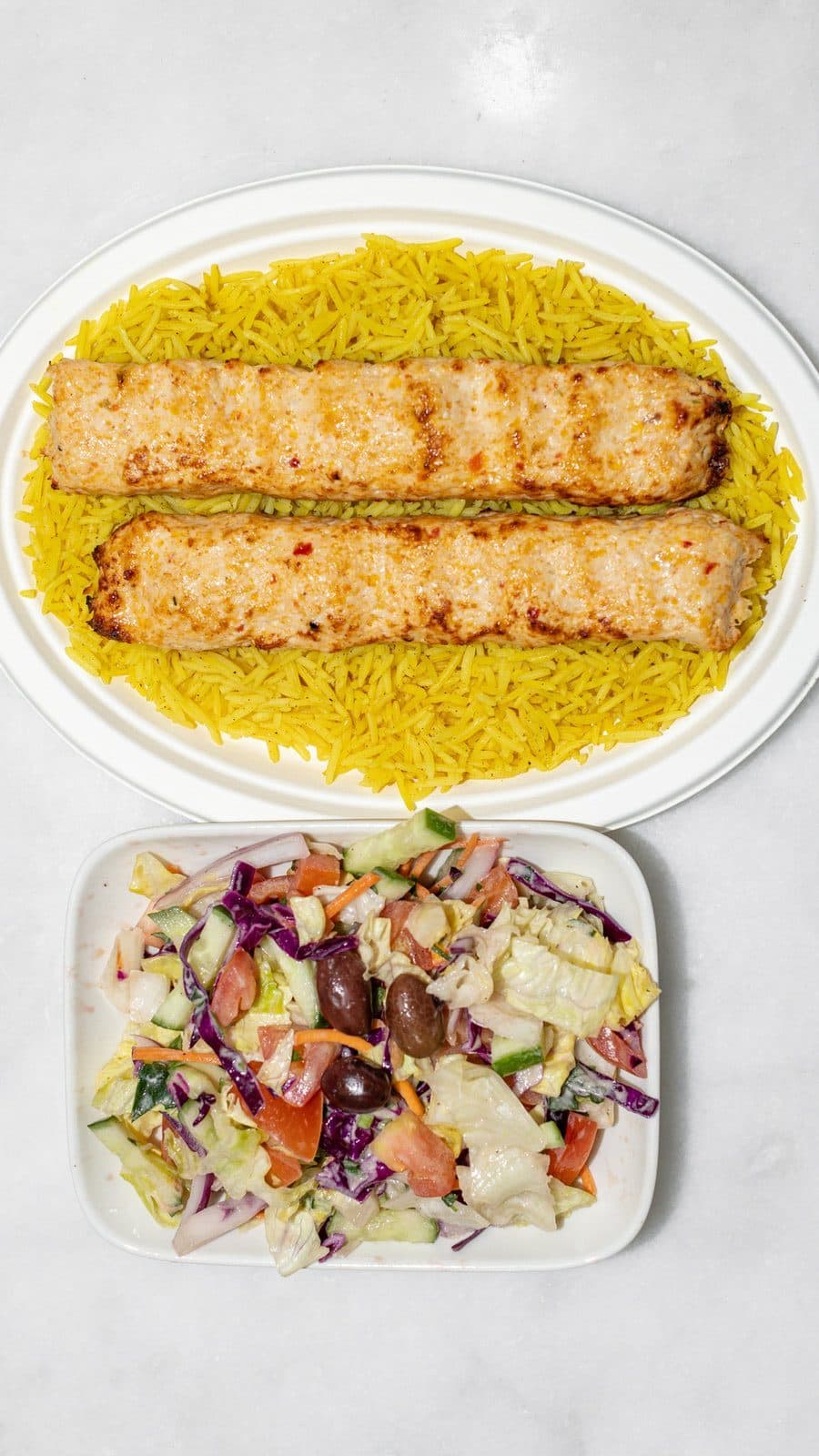 Chicken Shish Kebab (Plates) — Maza Mediterranean Cuisine, Chandler AZ