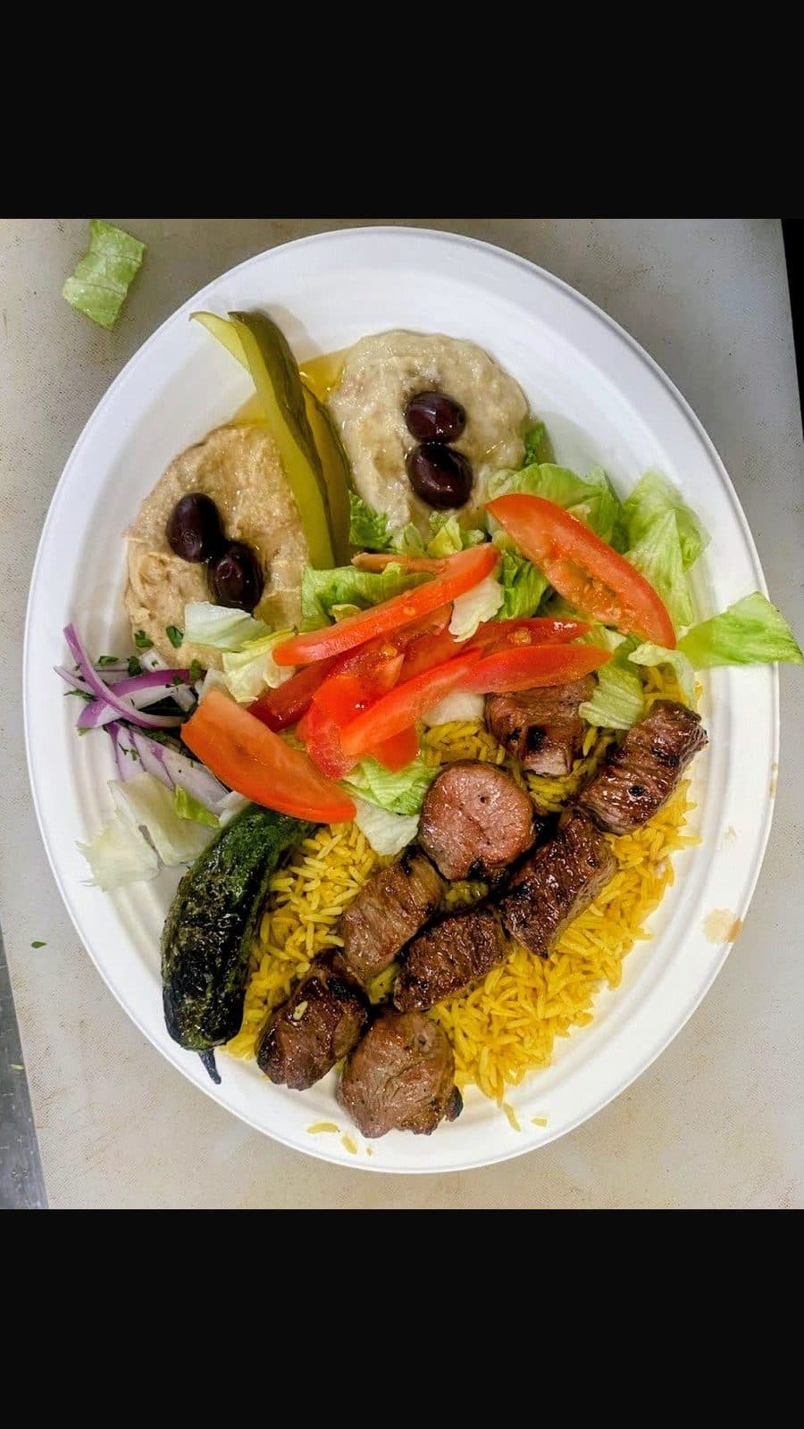 Lamb Tikka Plate (Plates) — Maza Mediterranean Cuisine, Chandler AZ