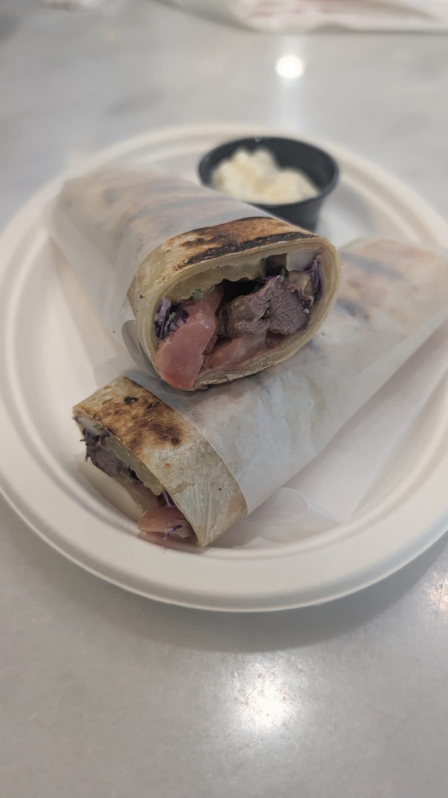 Ribeye Tikka Wrap (Wraps) — Maza Mediterranean Cuisine, Chandler AZ