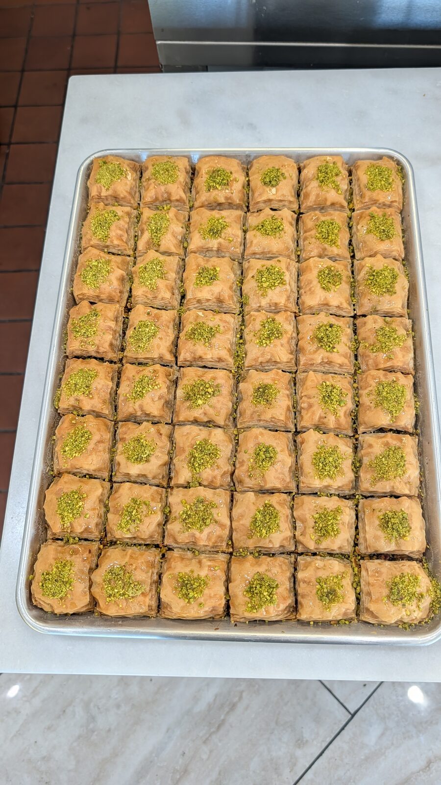 Baklava — cashew or pistachio