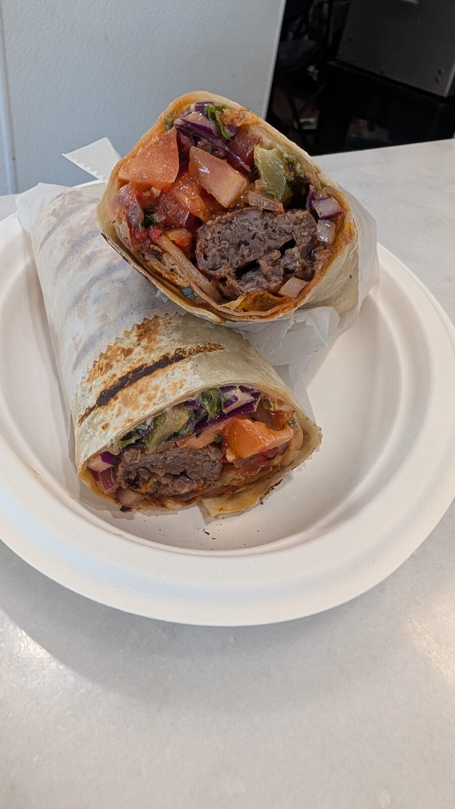 Beef + Lamb Shish Kebab wrap